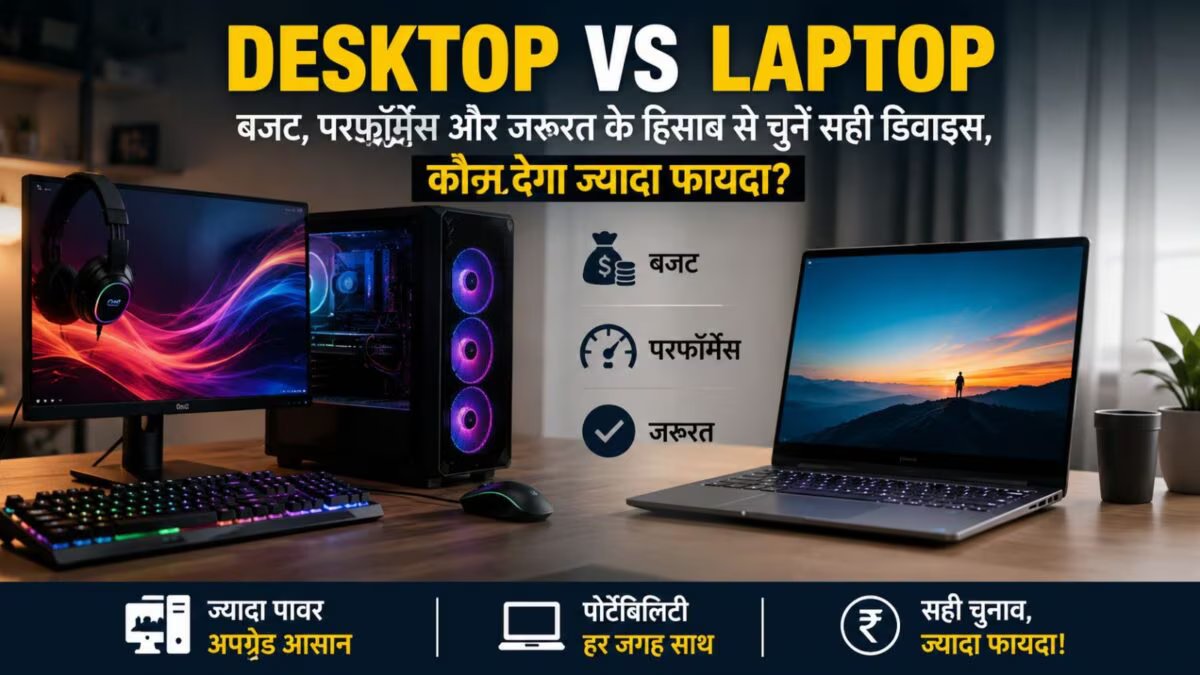 कोडिंग और ऑफिस के काम के लिए Desktop या Laptop? जानिए कौन है बेस्ट चॉइस, क्या है अंतर