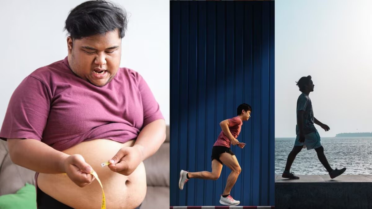 पेट की चर्बी घटाने के लिए क्या करें? केवल तेज चलना काफी या बेहतर नतीजों के लिए दौड़ना शुरू करना चाहिए