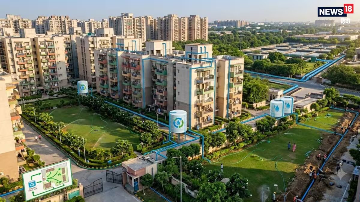 Good News: इंदिरापुरम की सोसायटियों में पहुंचेगा साफ सीवेज का पानी, हर दिन लाखों लीटर भूजल की होगी बचत
