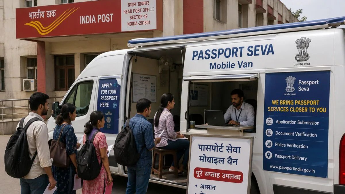 Good News: नोएडा वालों पासपोर्ट के लिए लंबी वेटिंग से छुट्टी, अब मोबाइल वैन से मिलेगी सुविधा