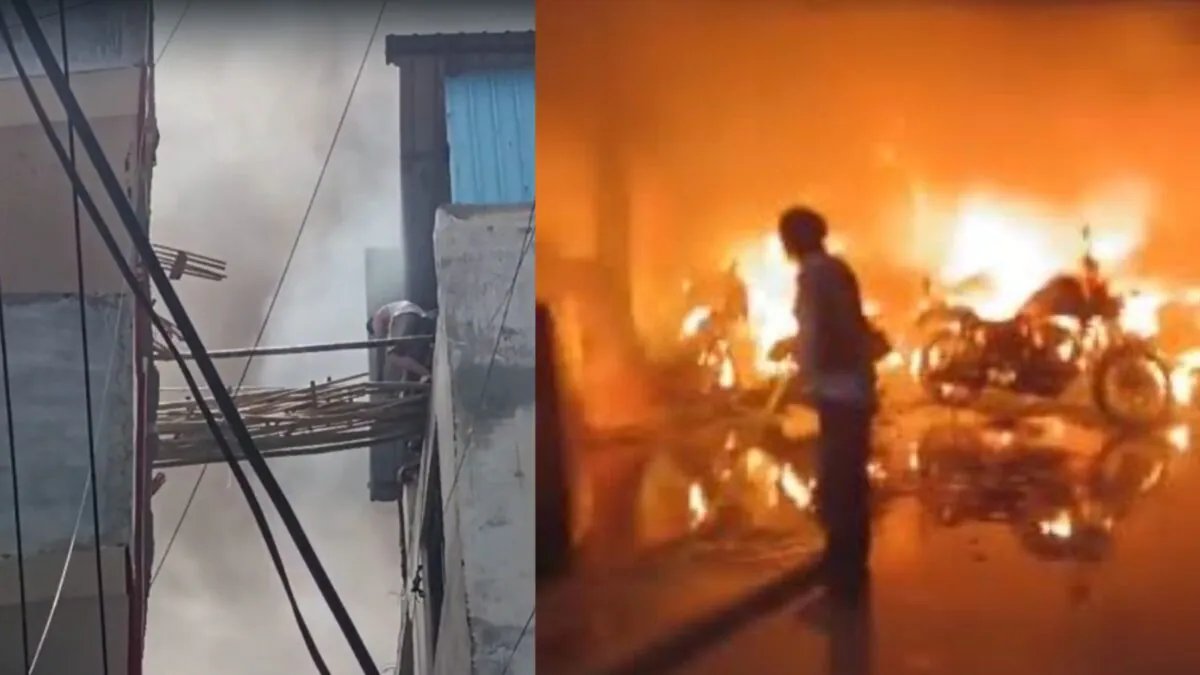 100 कमरे, सैकड़ों लोग… संकरी गलियां, नोएडा के मामूरा में जहां लगी आग वहां का डराने वाला सच