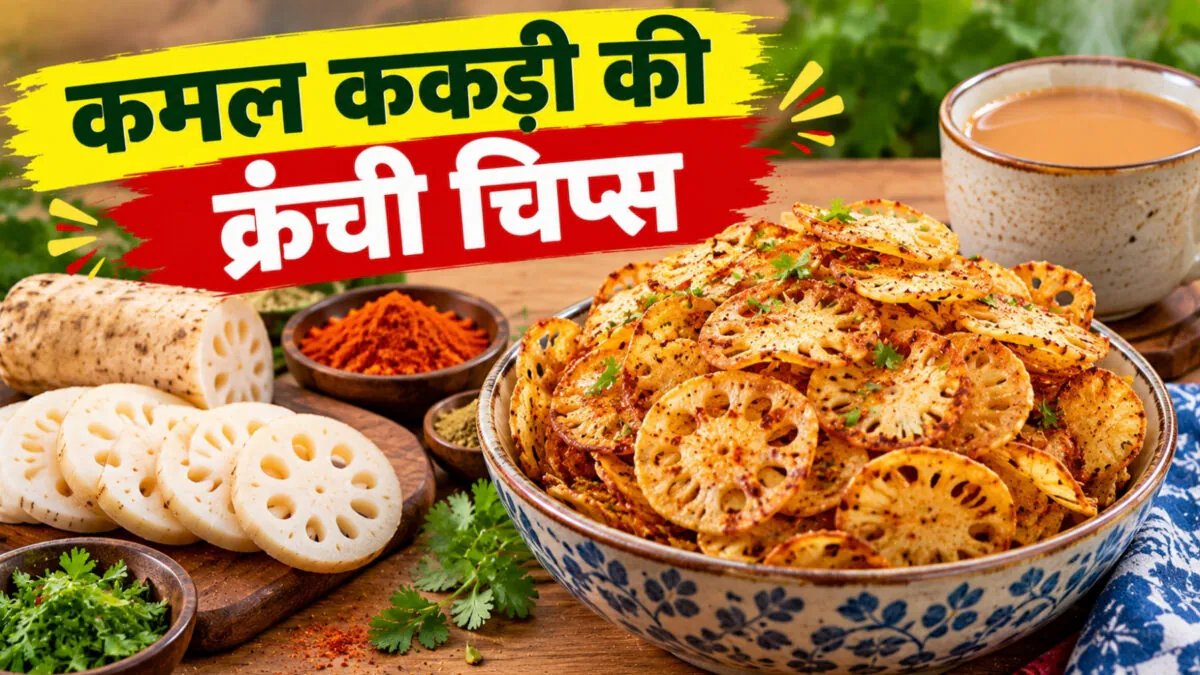 आलू नहीं, कमल ककड़ी से बनाएं क्रिस्पी चिप्स, बस कटिंग से लेकर फ्राई करने तक रखें ये ध्यान, तभी मिलेगा परफेक्ट क्रंच