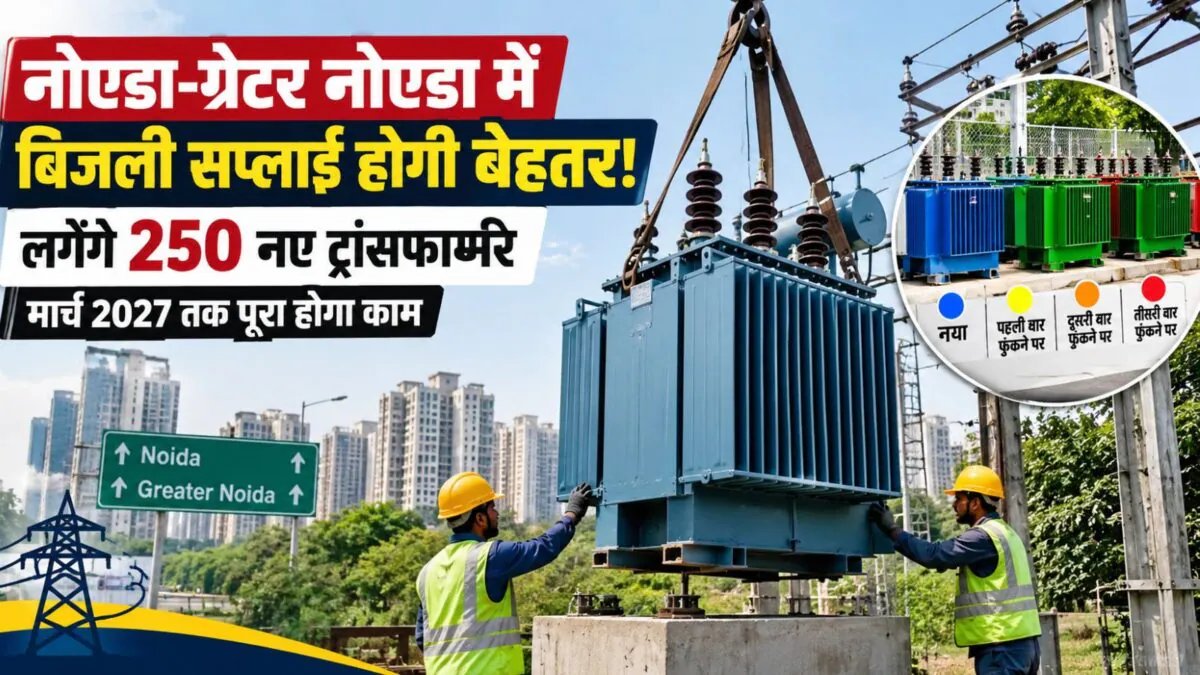 Noida Power News: नोएडा-ग्रेटर नोएडा में नहीं जाएगी बिजली, लगेंगे 250 नए ट्रांसफार्मर, जानें कब तक पूरा होगा काम